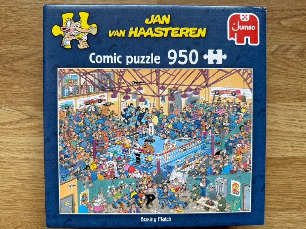 Jan van Haasteren - 950 st - Boxing match, Ophalen, 500 t/m 1500 stukjes, Zo goed als nieuw, Legpuzzel