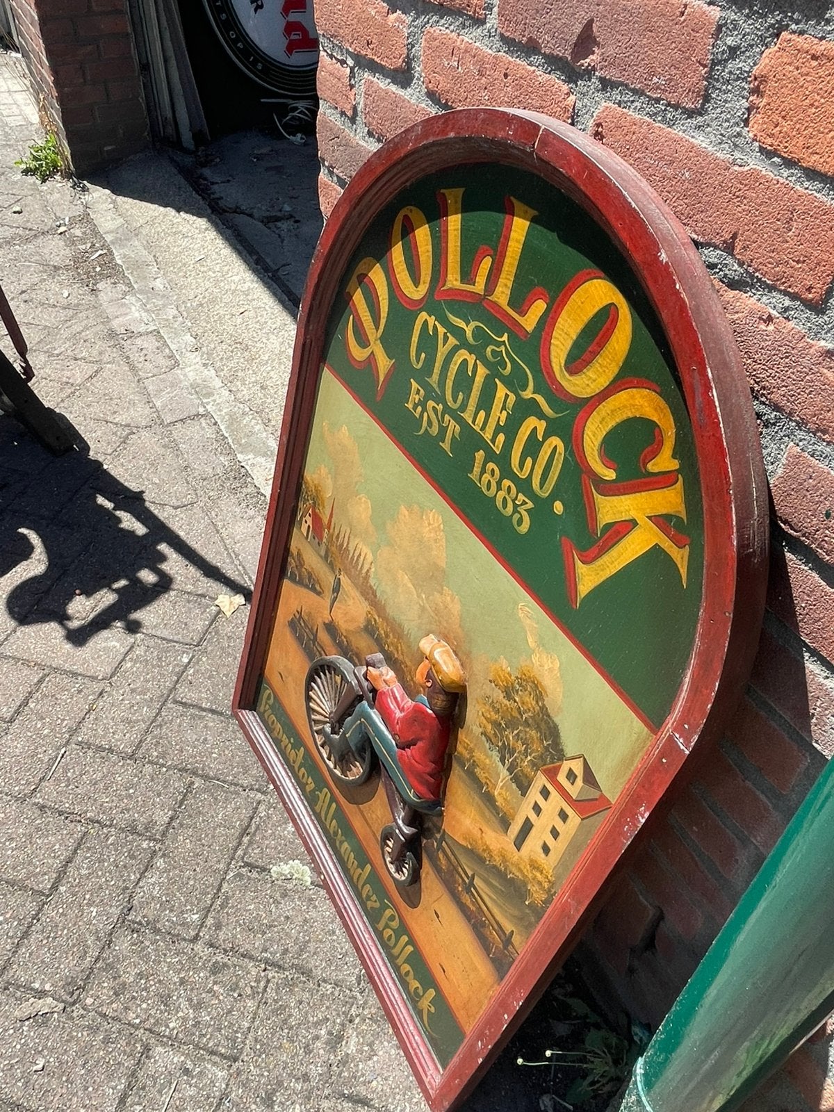Decoratie bors oud, Ophalen, Zo goed als nieuw