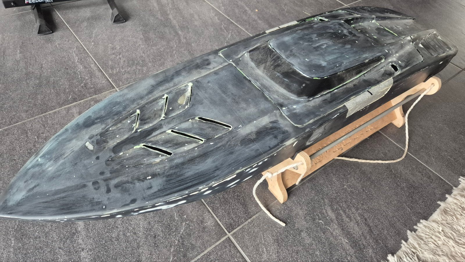 RSV Raptor powerboat, Ophalen, Gebruikt