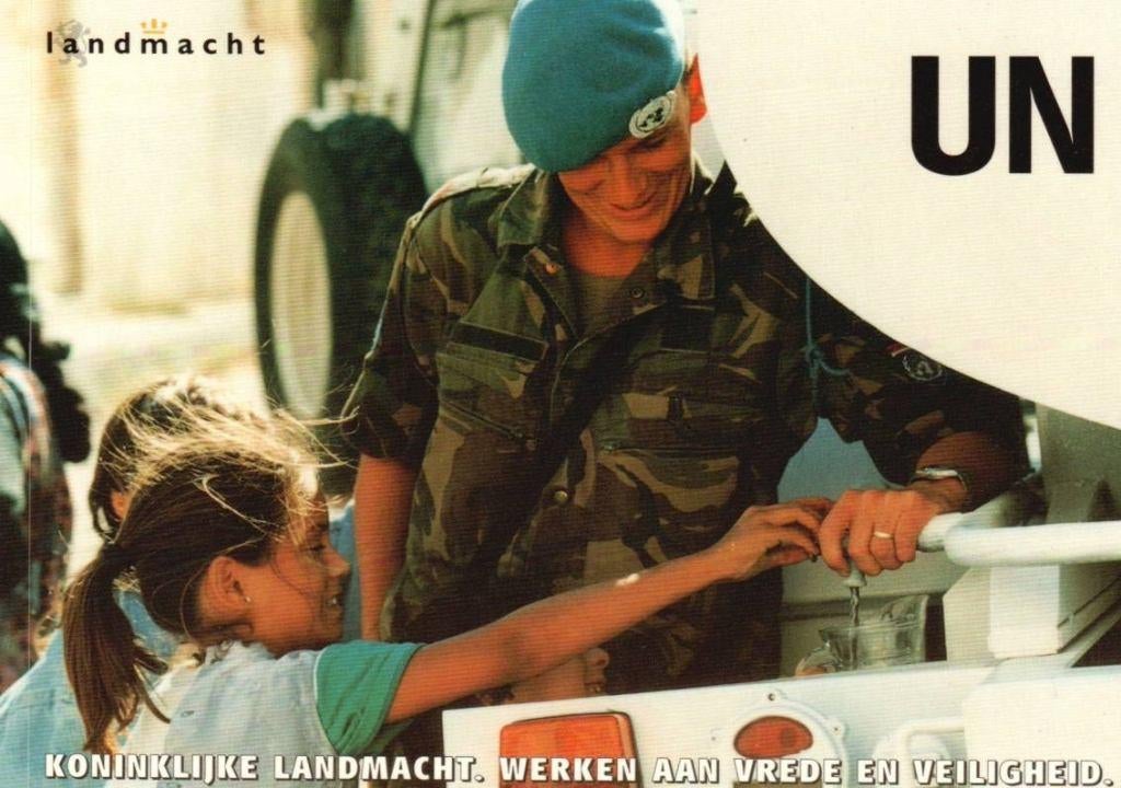 Kon. Landmacht Wervingskaart-Blauwhelmen Libanon/Yugoslavia, Verzenden, Landmacht, Nederland, Overige typen
