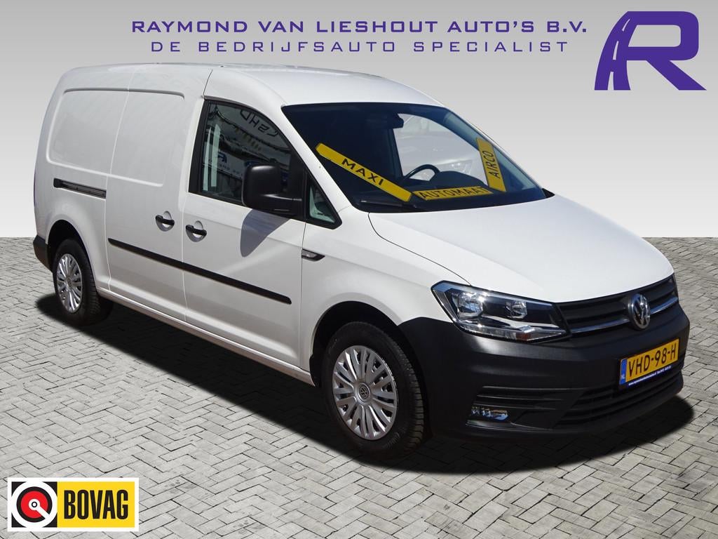 Volkswagen Caddy 2.0 TDI L2H1 VW MAXI DSG AUTOMAAT LAADRUIMT, Stof, Gebruikt, 4 cilinders, Navigatiesysteem