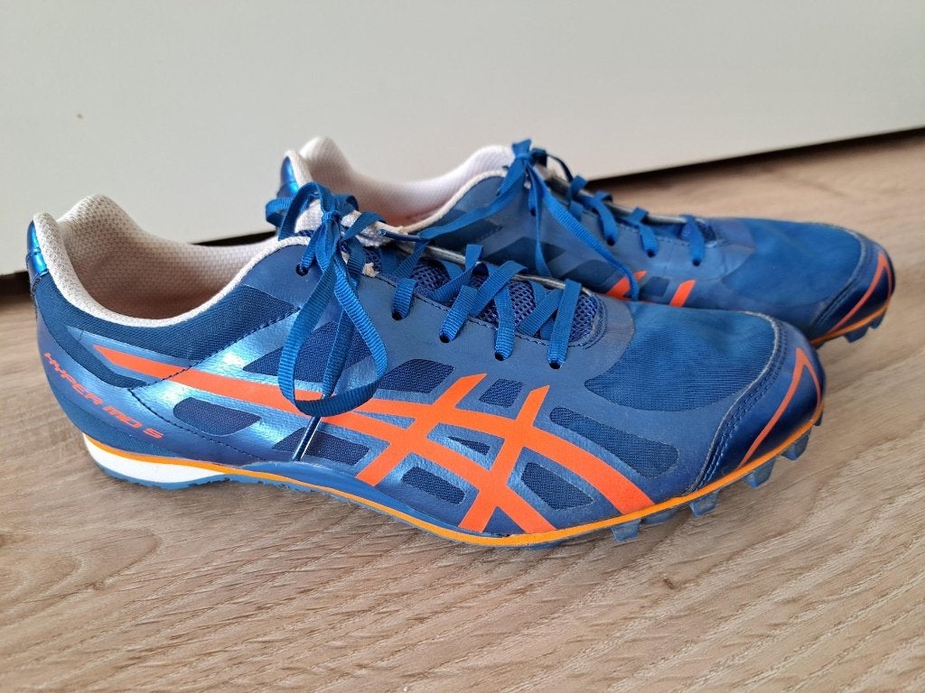 Asics atletiekschoenen sprintschoenen met spikes maat 40.5, Ophalen of Verzenden, Spikes, Asics