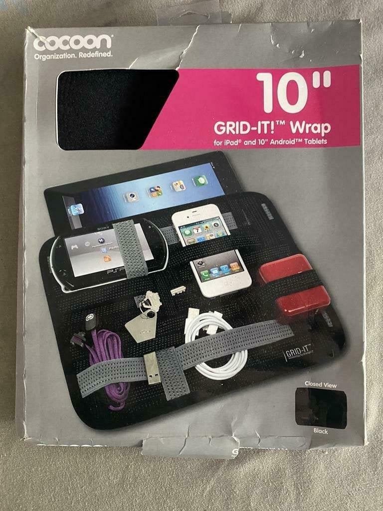 Cocoon iPad sleeve hoes opbergmap 10 grid-it nieuw in, Computers en Software, Ophalen of Verzenden, Nieuw