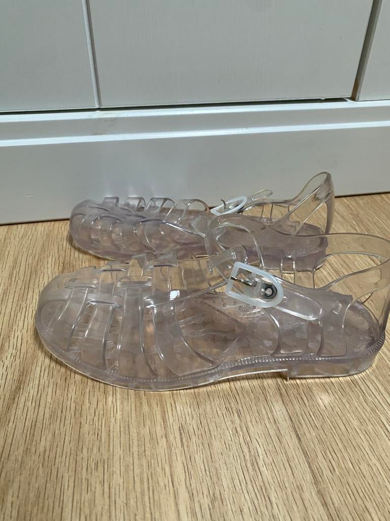 Transparante waterschoenen maat 34, Kinderen en Baby's, Kinderkleding | Schoenen en Sokken, Gebruikt, Jongen of Meisje, Overige typen
