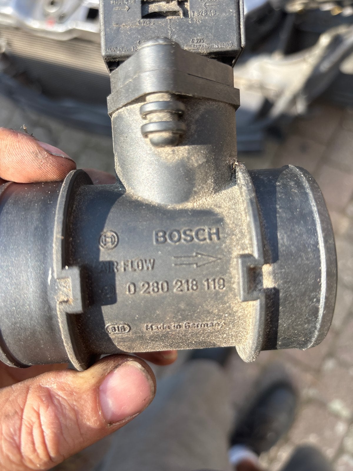Luchtmassameter Bosch Opel Corsa C 1.2 (0 280 218 119), Ophalen of Verzenden, Gebruikt, Opel
