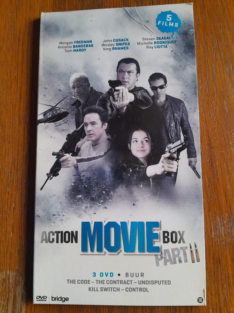 Action movie box part II dvd, Vanaf 16 jaar, Ophalen of Verzenden, Zo goed als nieuw, Actie