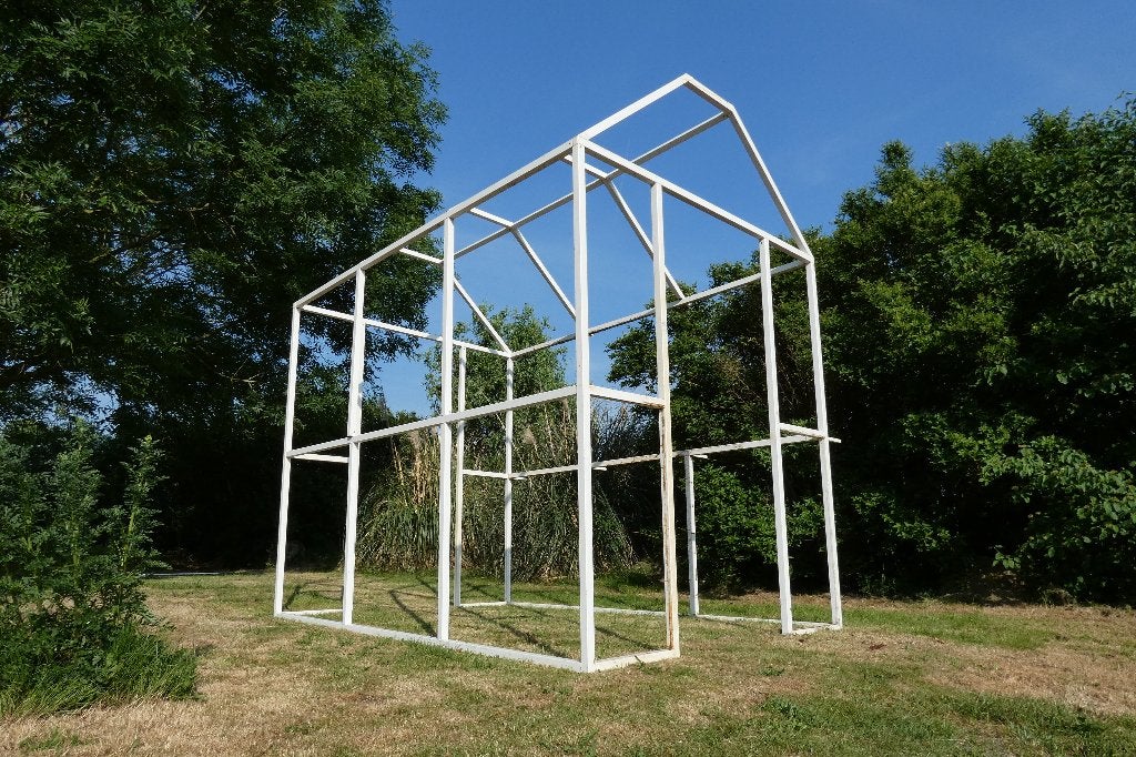 metalen stalen frame voor tiny house of tuinkas/broeikas, Ophalen, Gebruikt, Overige metalen