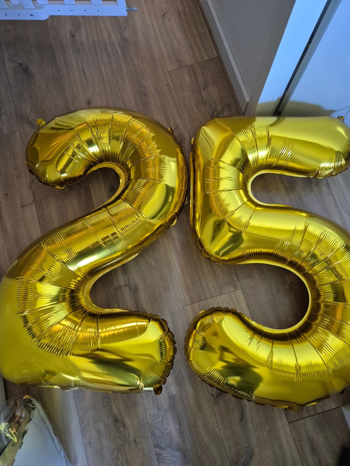 Grote cijfer ballonnen 25 en 65 gratis, Hobby en Vrije tijd, Feestartikelen, Ophalen, Versiering, Verjaardag