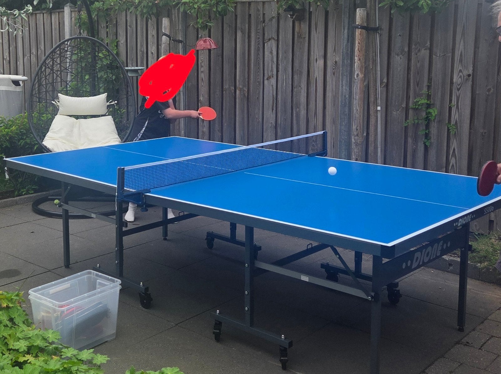 Dione s500 outdoor pingpongtafel tafeltennistafel, Sport en Fitness, Tafeltennis, Ophalen, Zo goed als nieuw, Tafel Outdoor