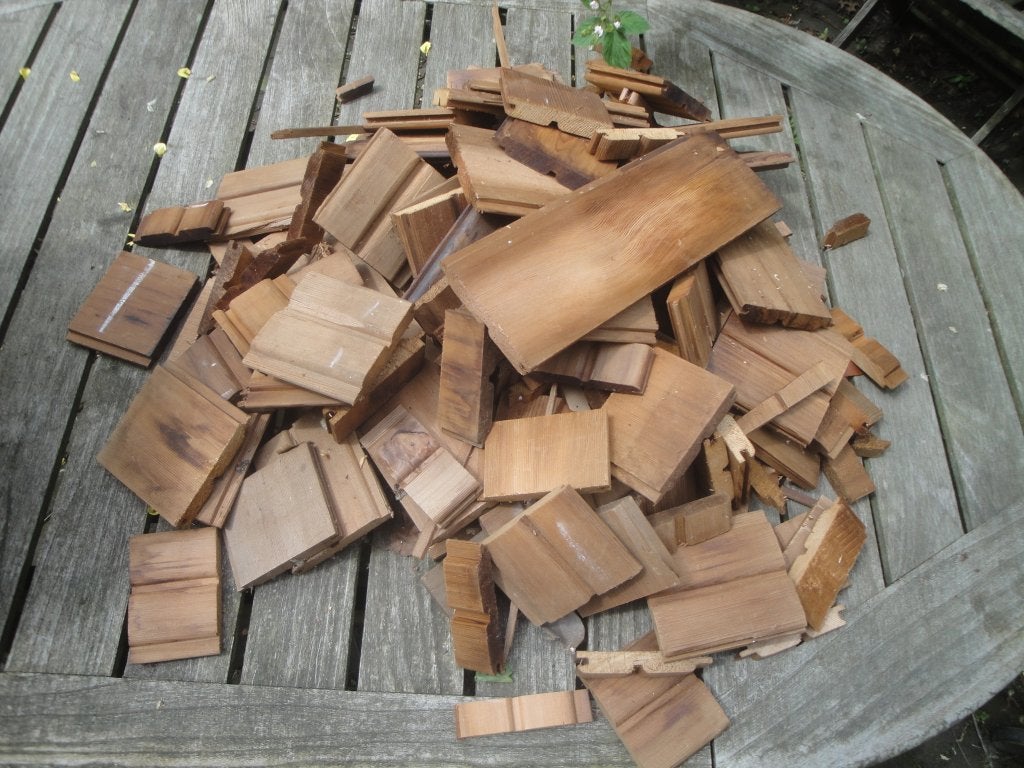 red cedar plankjes voor de barbeque, Minder dan 3 m³, Ophalen of Verzenden, Overige houtsoorten