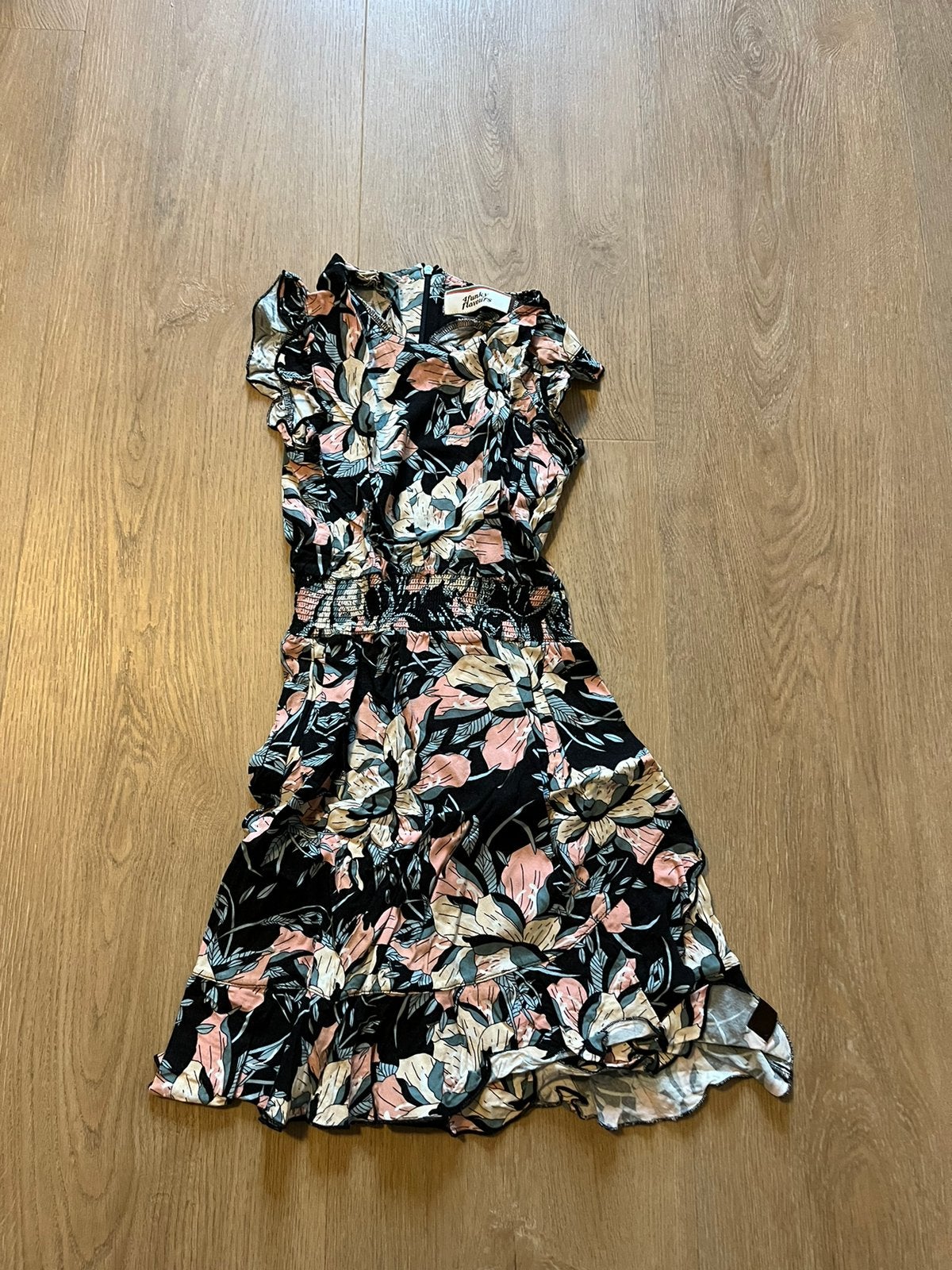 4 funky flavours meisje maat 134 / 140 bloemen, Kinderen en Baby's, Kinderkleding | Maat 134, Ophalen of Verzenden, Zo goed als nieuw