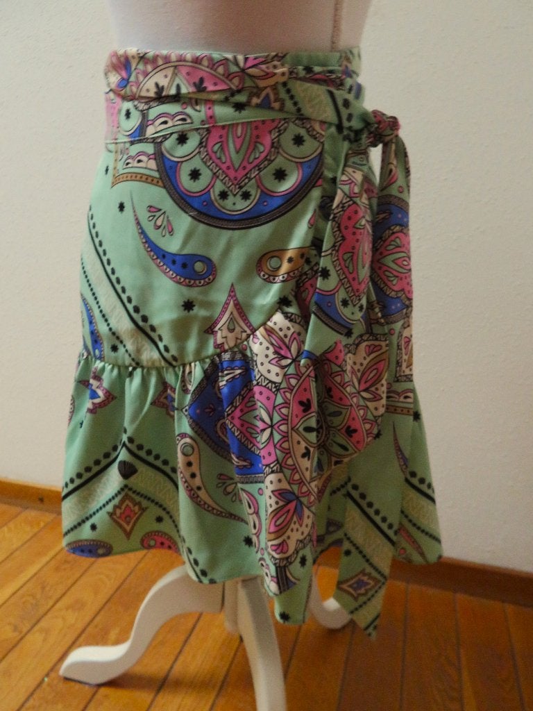 B13 Nikkie wikkel rok mint groen roze maat 40, Kleding | Dames, Maat 38/40 (M), Nieuw, Ophalen of Verzenden, Nikkie