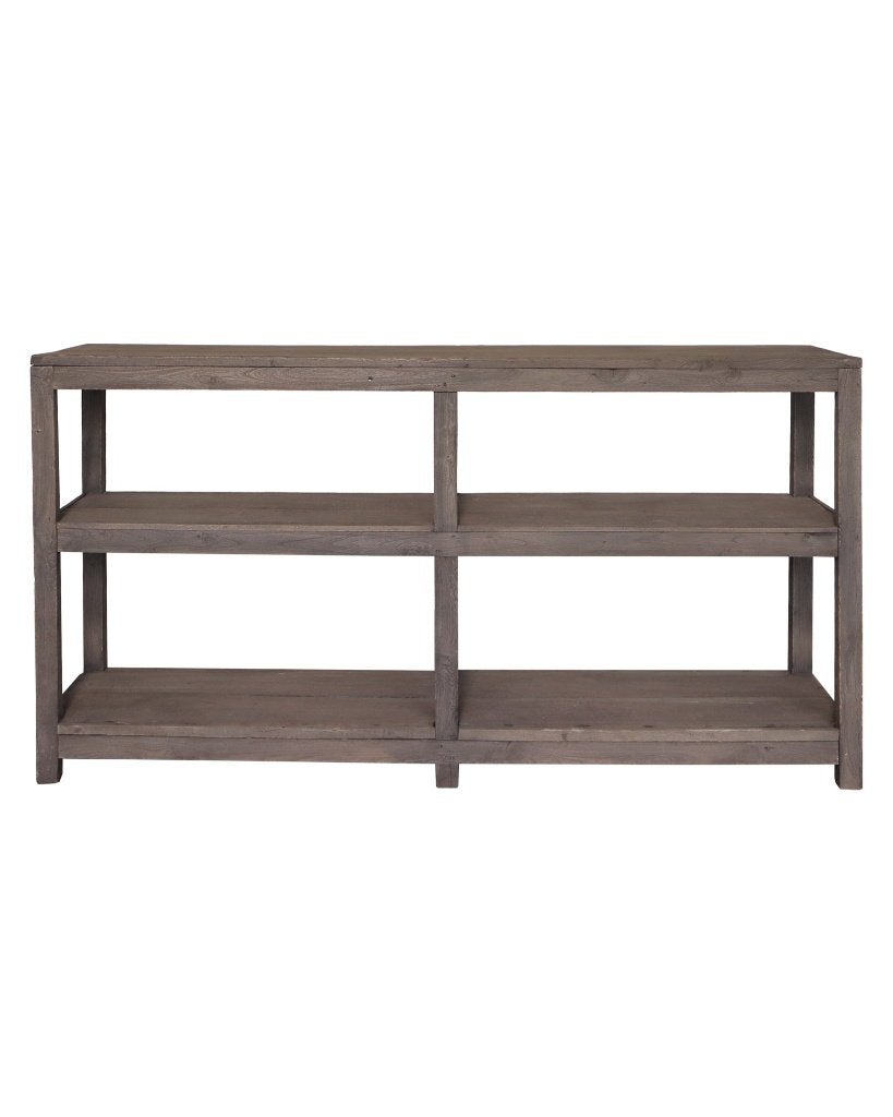Vintage teakhouten stellingkast met open vakken, Ophalen of Verzenden, Zo goed als nieuw, Hout
