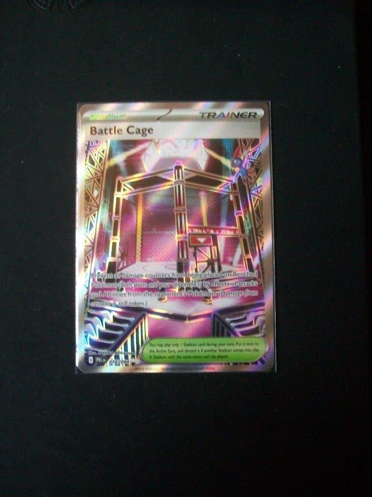3687. Nieuwe Pokemon Kaart  Trainer BATTLE CAGE (116/094), Verzenden, Nieuw, Losse kaart, Foil