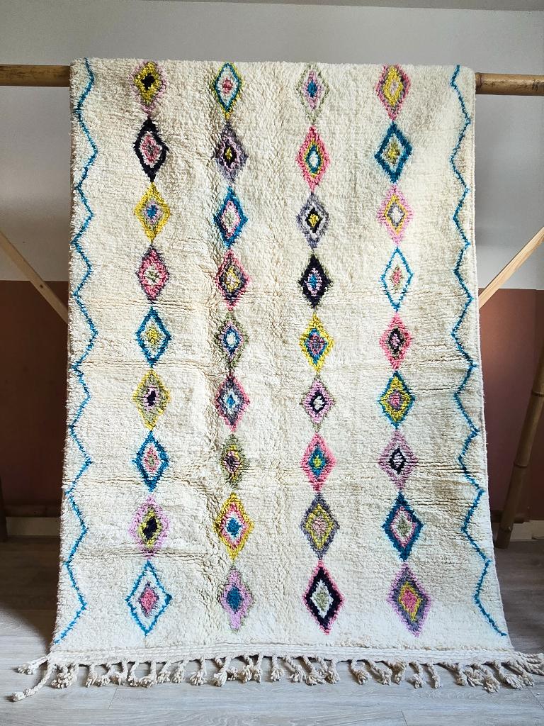 Berber vloerkleed Azilal Marokkaans tapijt puur wol 260x160, Nijmegen, 150 tot 200 cm, MyWool&, Ophalen of Verzenden
