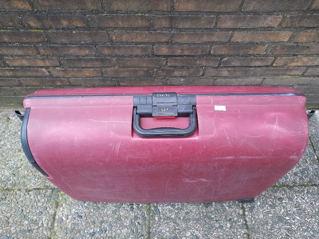 Stevige Carlton Hardcase koffer, Sieraden, Tassen en Uiterlijk, Tassen | Reistassen en Weekendtassen, Ophalen, 40 tot 60 cm, Wieltjes