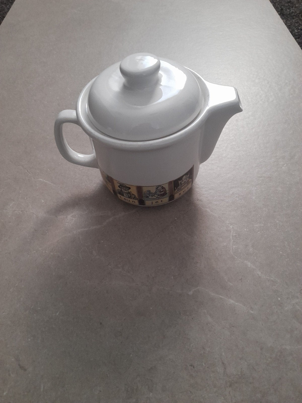 Theepot - Jet ter Steege ' Aap Noot Mies servies, Keramiek, Ophalen of Verzenden, Zo goed als nieuw, Theepot