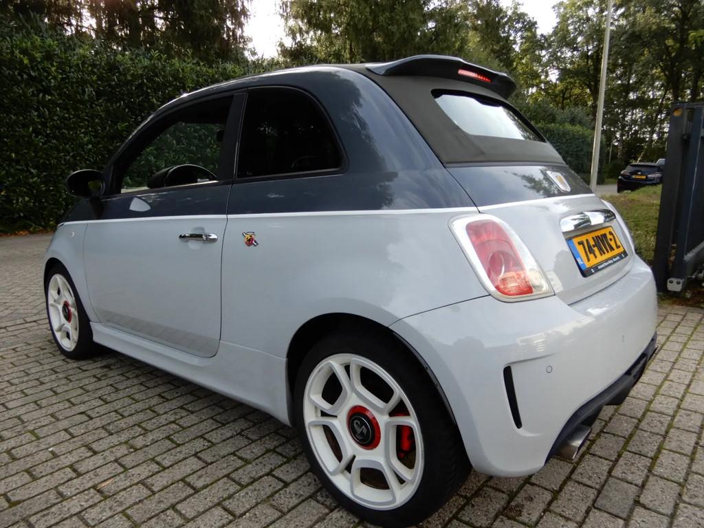 Fiat 500 C 1.4-16V Abarth cabrio, Auto's, Euro 5, 15 km/l, Zwart, 4 cilinders