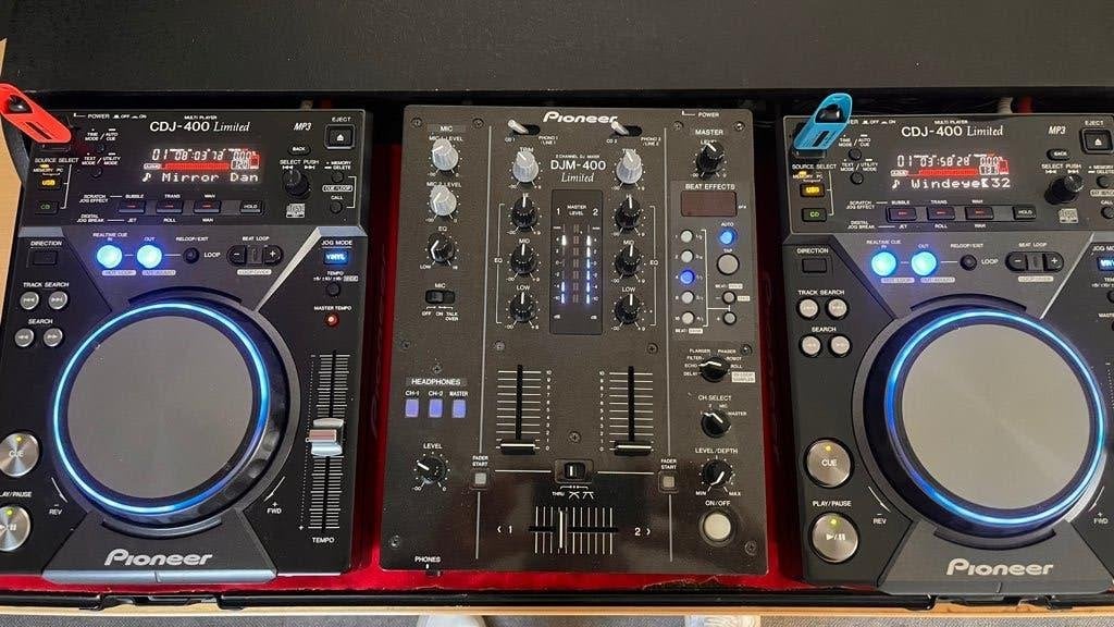 2x Pioneer CDJ 400 Limited Edition + DJM 400 + Flightcase, Muziek en Instrumenten, Ophalen, Zo goed als nieuw, Dj-set, Pioneer