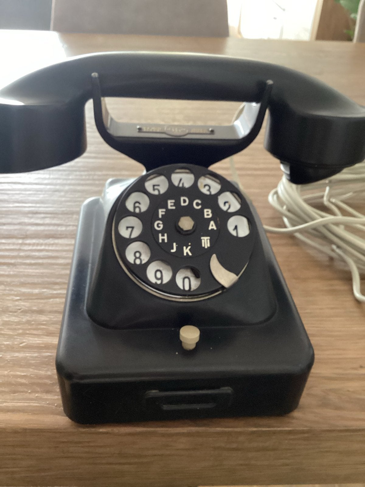 Antieke Bakelieten Telefoon T&N Maingau 35 NHTM Den Haag, Ophalen of Verzenden