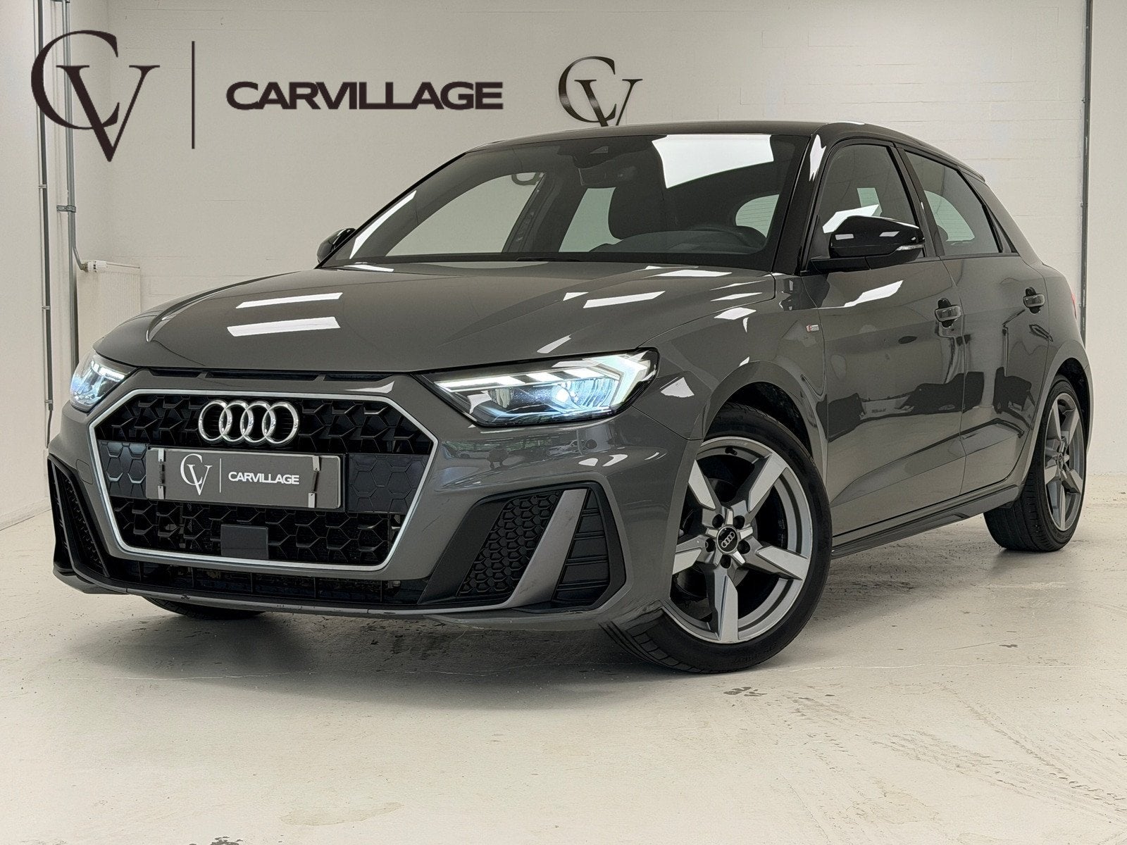 Audi A1 Sportback 35 TFSI S Line | Chronosgrey | Keyless ent, Auto's, Audi, Automaat, 4 cilinders, 150 pk, Leder en Stof