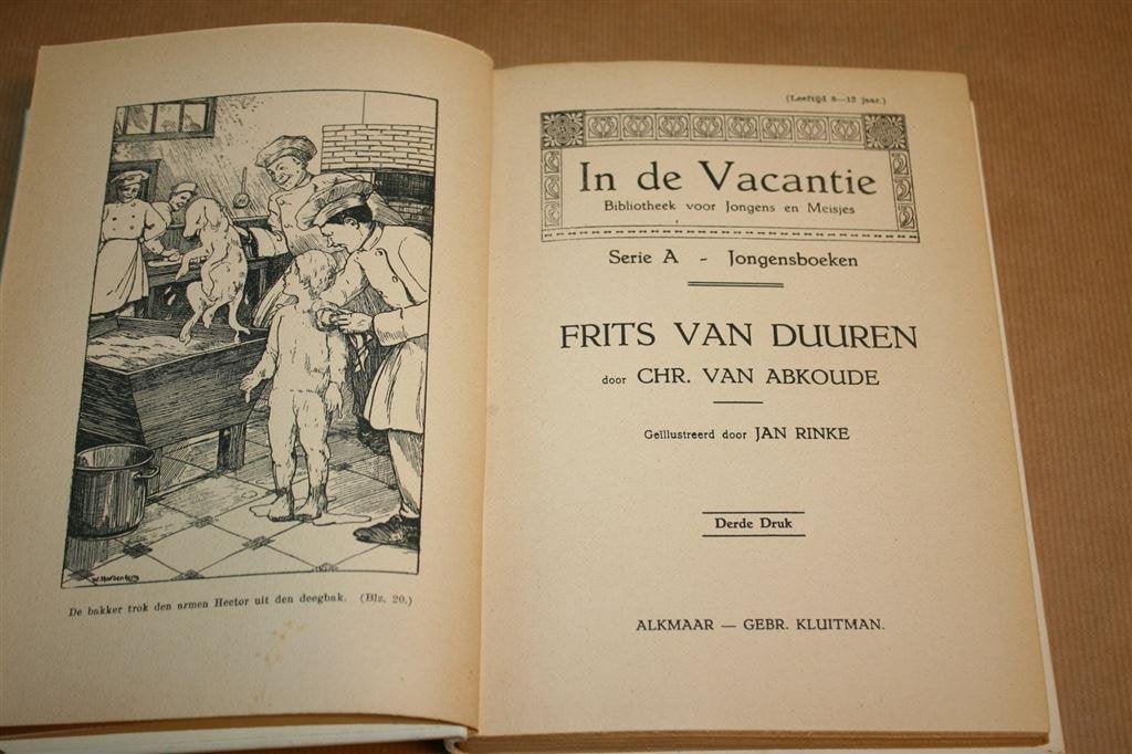 Frits van Duuren. Abkoude. Uitg. Kluitman 1925., Boeken, Ophalen of Verzenden, Gelezen