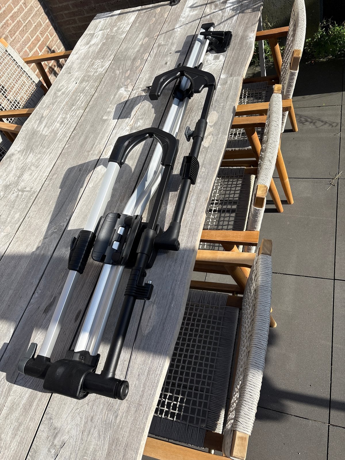 Thule upride fietsendrager, Auto diversen, Fietsendragers, Ophalen, 1 fiets, Gebruikt, Dakdrager