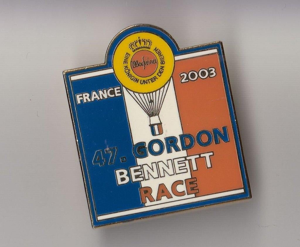 Ballon Luchtballon pin Gordon Bennett Race 2003 pin, Gebruikt, Niet vindbaar, Niet vindbaar, Speldje of Pin