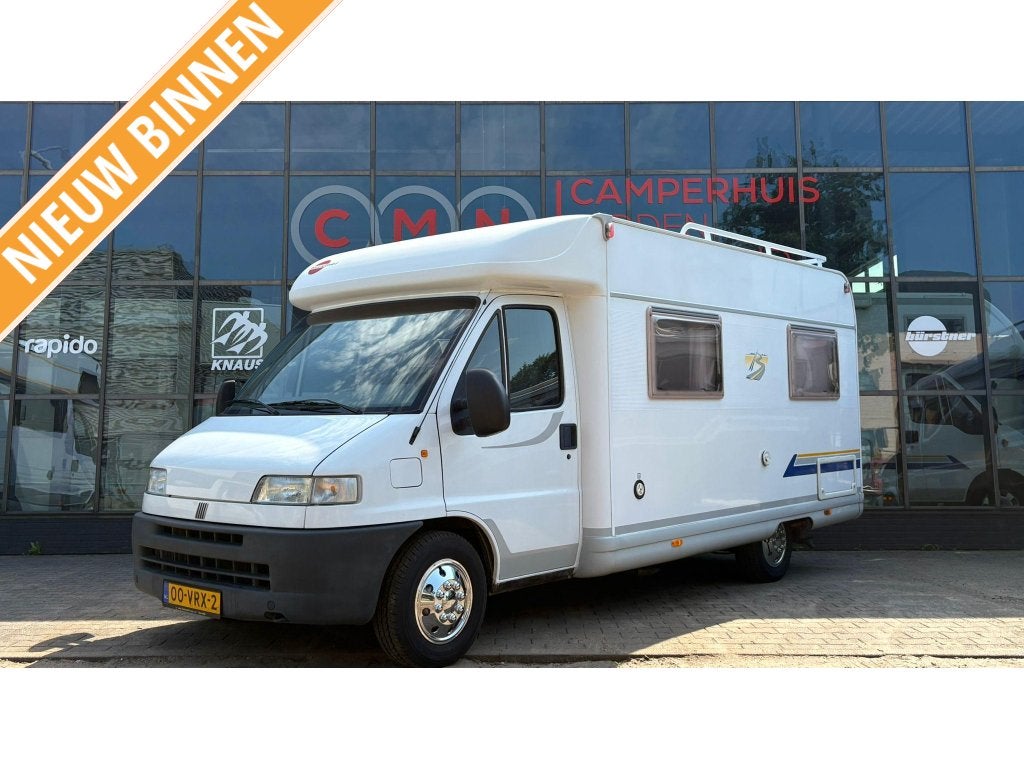 Bürstner Harmony T595 FaceToFace,Vastbed,85DKM!, Caravans en Kamperen, Campers, Ringverwarming, Fiat, Bedrijf, Bürstner