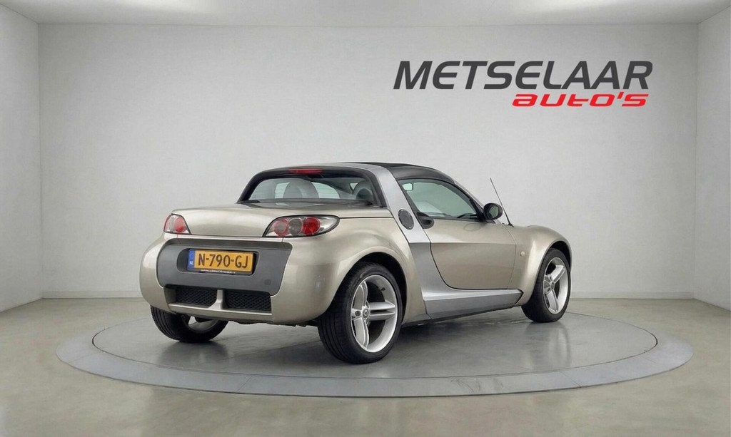 Smart roadster 0.7 turbo 100PK, Auto's, Smart, Automaat, Gebruikt, Zwart, Leder