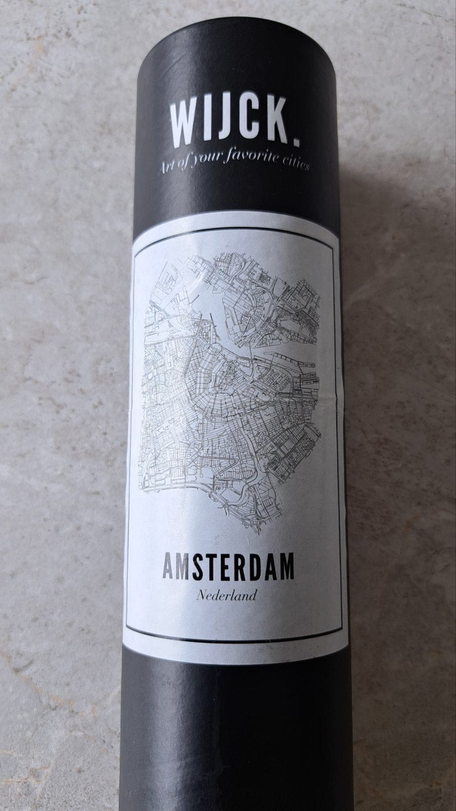 nieuw Wijck poster Amsterdam 50x70 cm twv 39,90, Ophalen of Verzenden, Nieuw