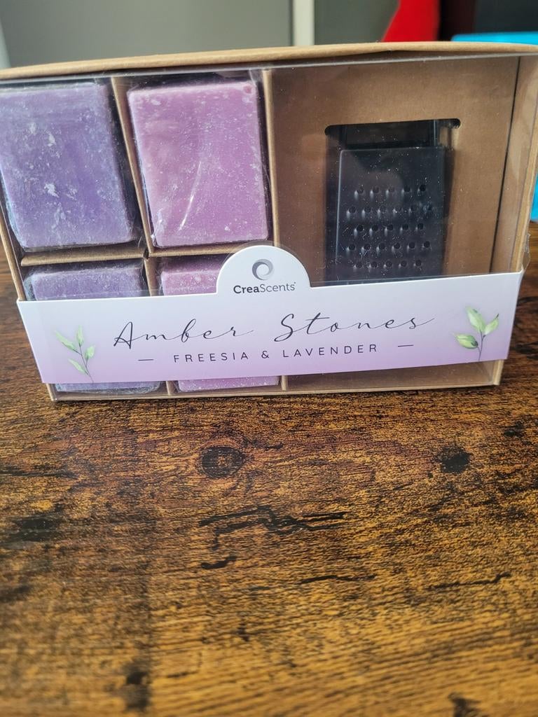 CreaScents Amber Stones Freesia & Lavendel, Ophalen of Verzenden, Nieuw, Paars, Overige materialen