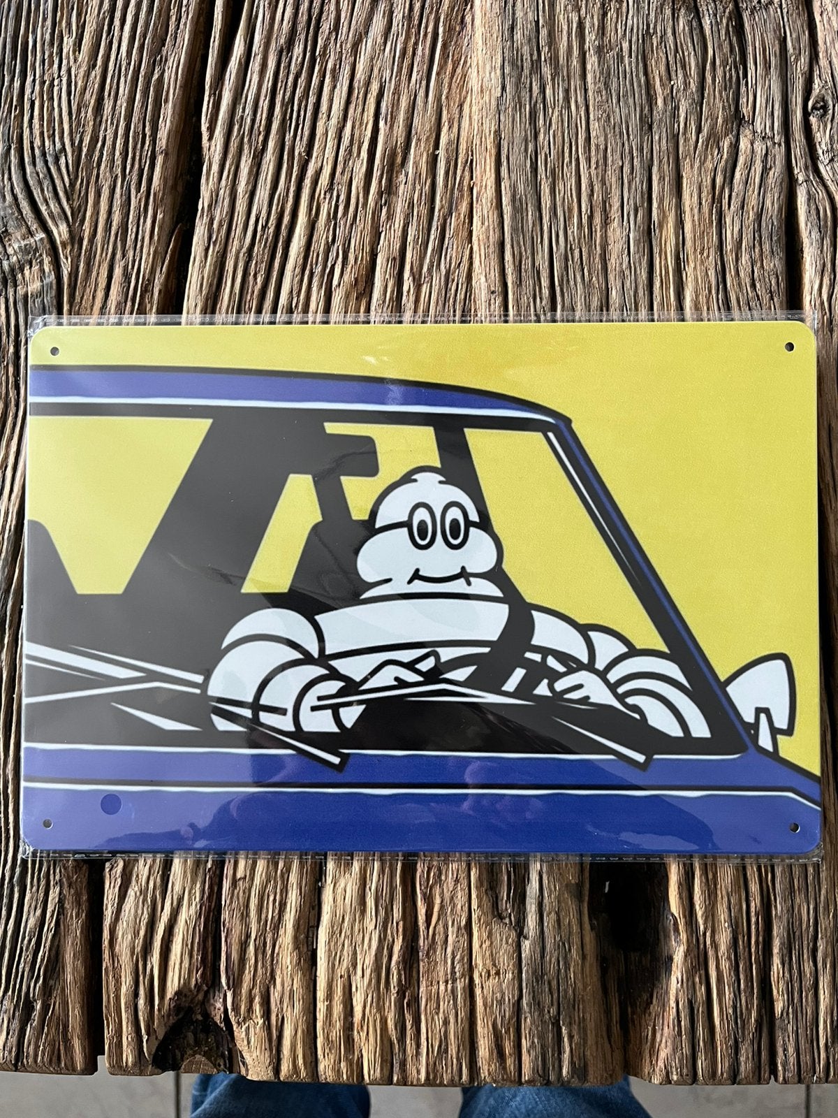 Michelin metalen reclame platen , Bibendum ,  nieuwe serie, Verzamelen, Ophalen of Verzenden, Nieuw, Reclamebord
