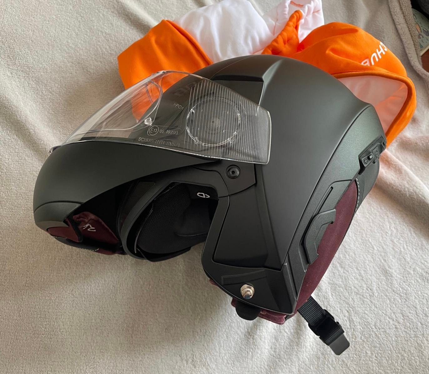 Shuberth dames C4 pro XS, pinlock vizier, en intercom., Motoren, Overige merken, XS, Ophalen of Verzenden, Integraalhelm