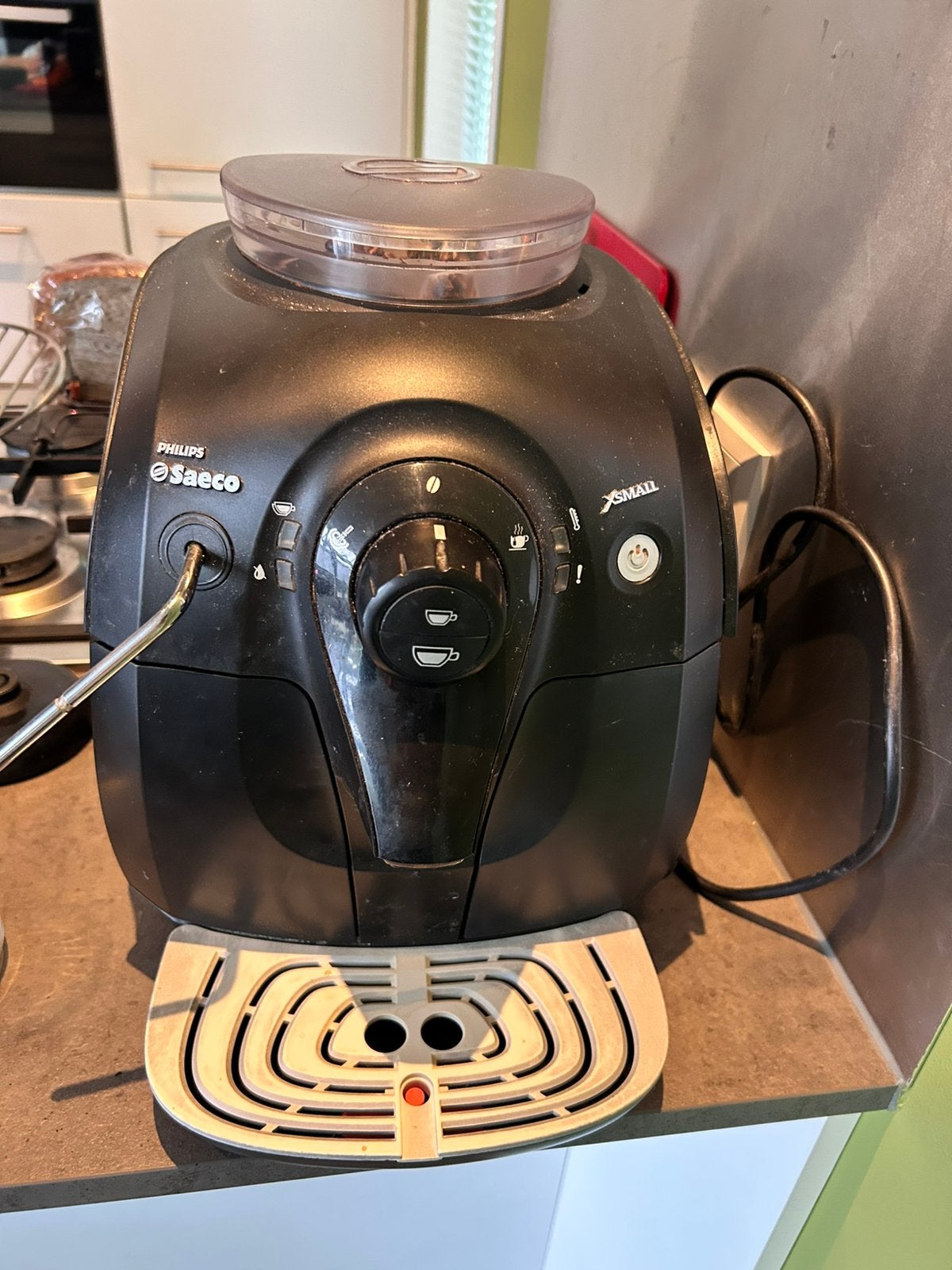 Gratis af te halen Ackersate – Philips Saeco koffiemachine, Witgoed en Apparatuur, Koffiezetapparaten, Gebruikt, Koffiemachine