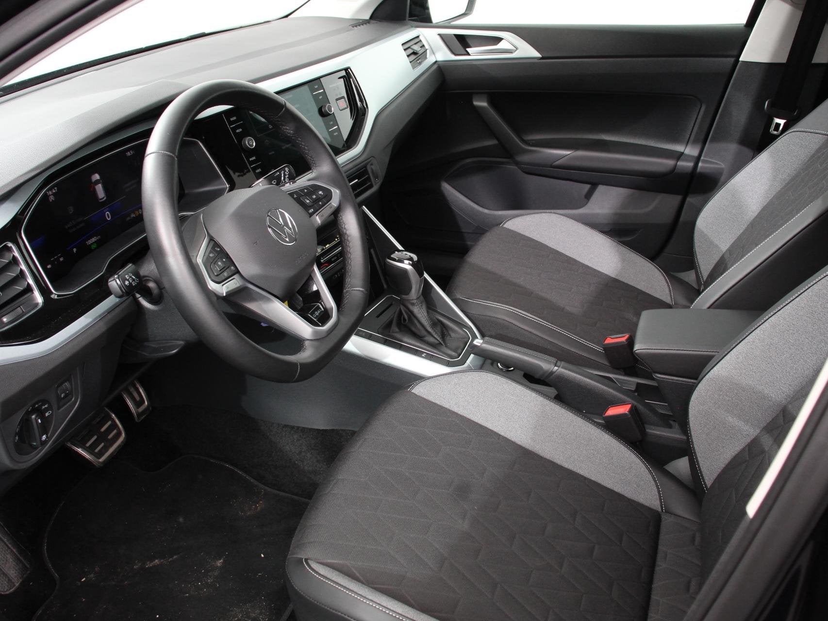 Volkswagen Polo 1.0 TSI Goal Automaat Navigatie Apple Carpla, Stof, Gebruikt, Zwart, 95 pk