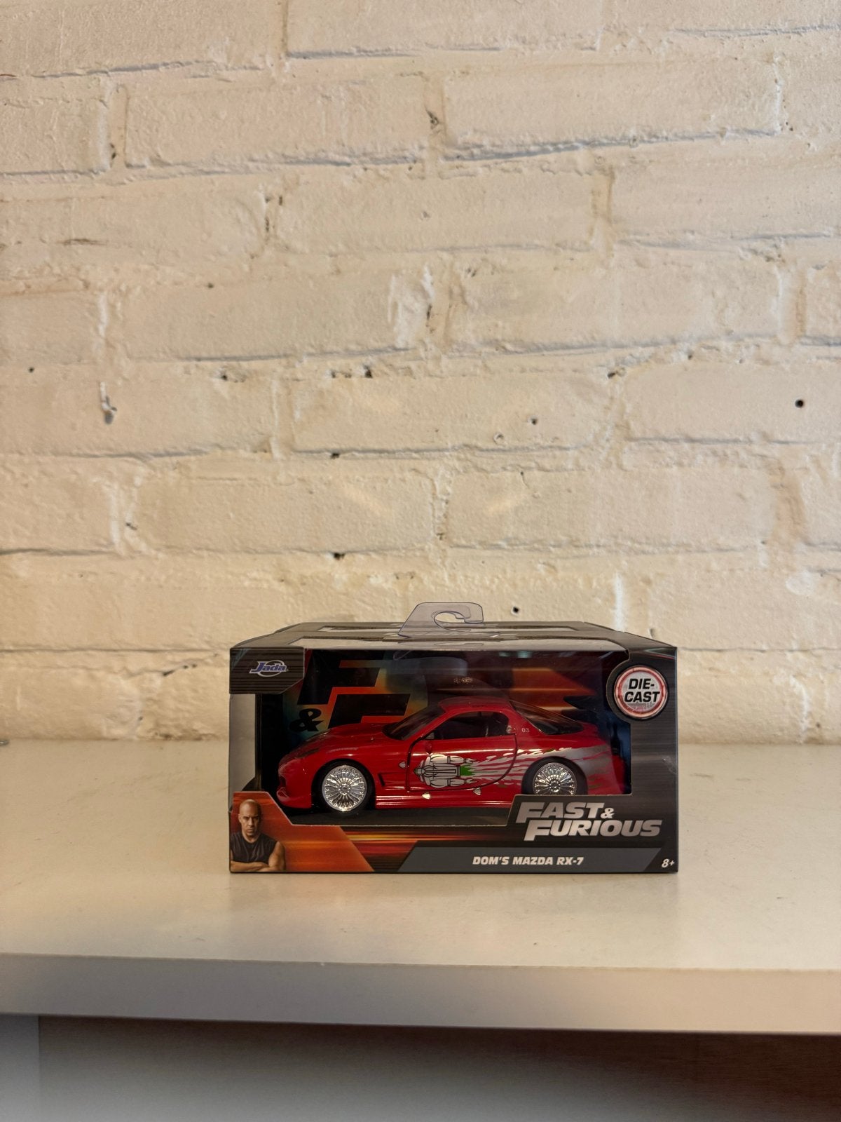 Fast & Furious Dom's Mazda RX-7 Die-Cast Modelauto, Ophalen of Verzenden, Nieuw, Auto, Overige merken