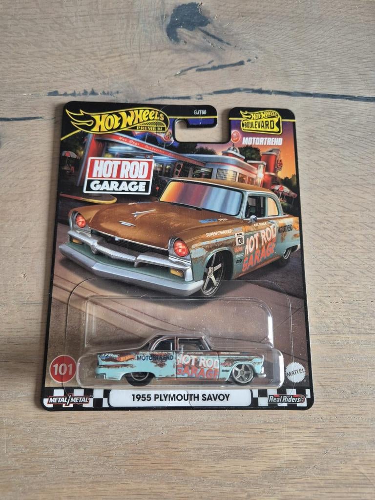 Hot Wheels Premium Boulevard - 1955 Plymouth Savoy, Ophalen of Verzenden, Nieuw, Auto