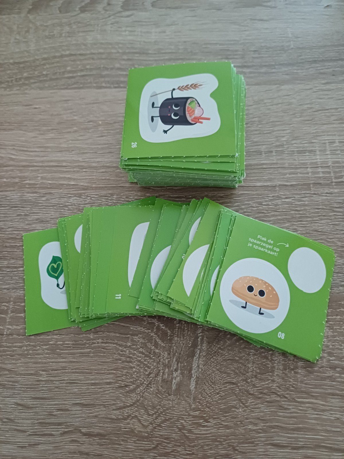 Buddie stickers, Plus, Ophalen