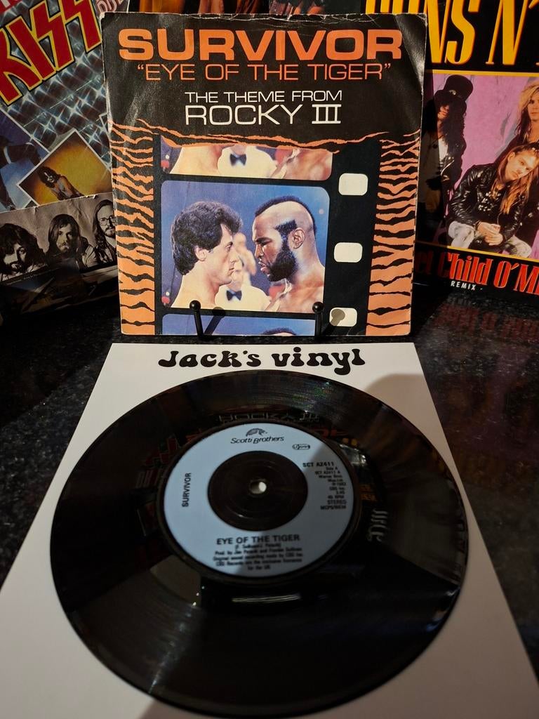 Survivor - Eye of the Tiger (Theme from Rocky III) Vinyl1982, Ophalen of Verzenden, Gebruikt, Overige formaten