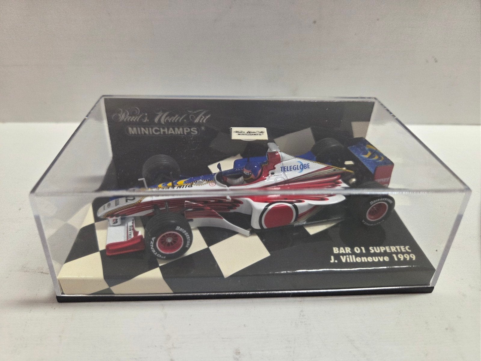 Minichamps BAR 01 Supertec Villeneuve 1999, Auto, ., Ophalen of Verzenden, Zo goed als nieuw