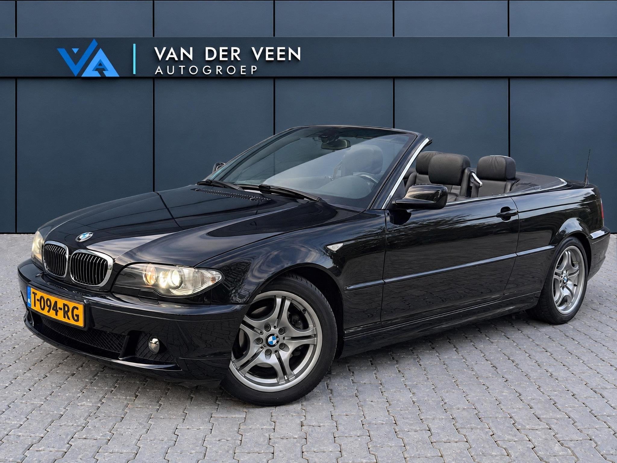 BMW 320CI Cabrio 2.2 Liter 6 Cilinder | Zeer nette staat! |, Auto's, 2171 cc, Gebruikt, Zwart, Cabriolet