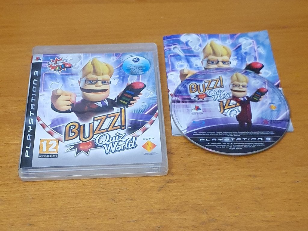 PS3 | Buzz Quiz World, Puzzel en Educatief, Gebruikt, Ophalen of Verzenden, 3 spelers of meer