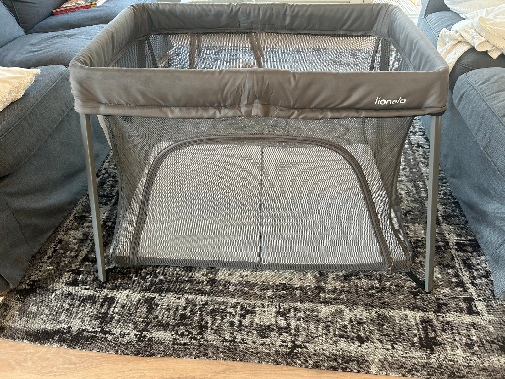 LIONELO Alice 3-in-1 Baby Bed Travel Cot, Ophalen, Zo goed als nieuw, Ledikant