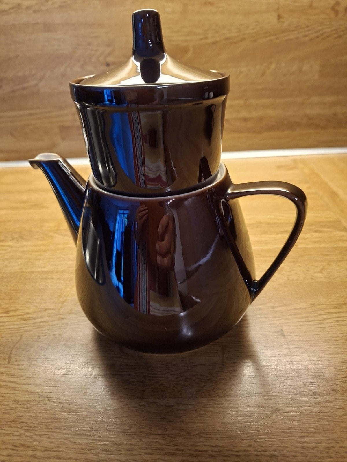 Villeroy en Boch vintage koffiepot met filter en stamper, Antiek en Kunst, Ophalen