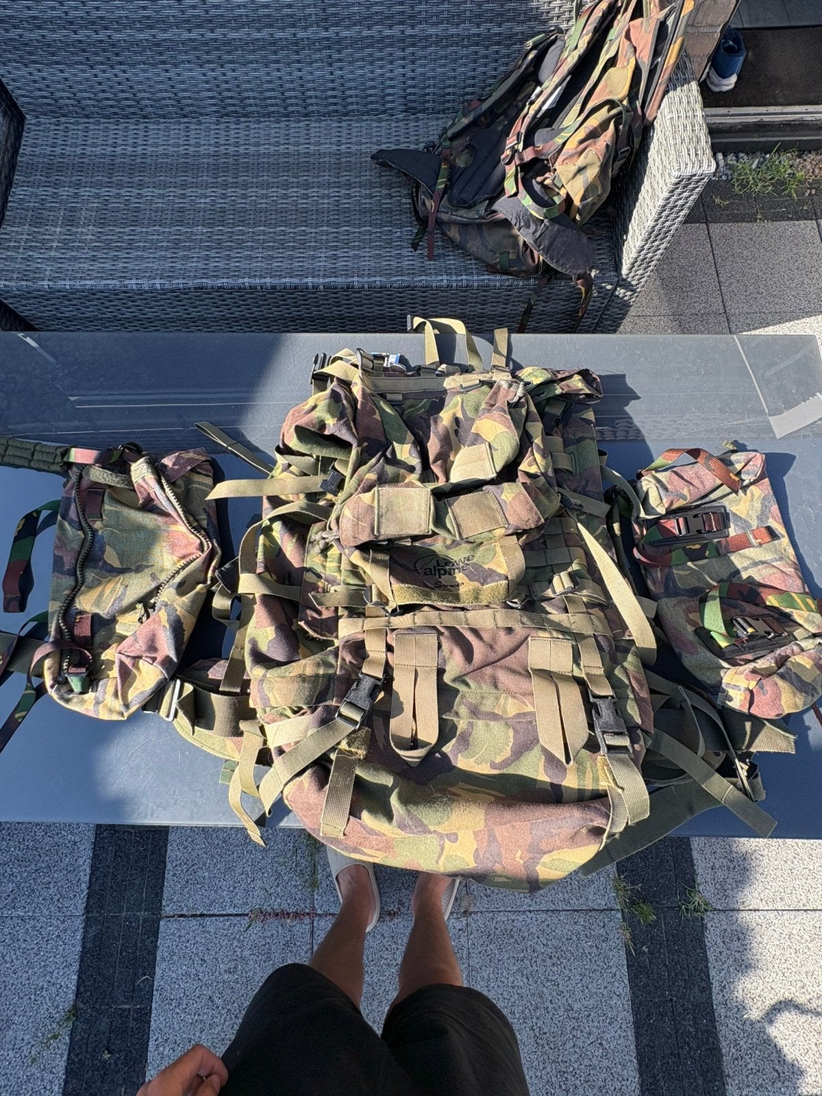 60L defensie rugzak, Ophalen, Zo goed als nieuw, Carnaval