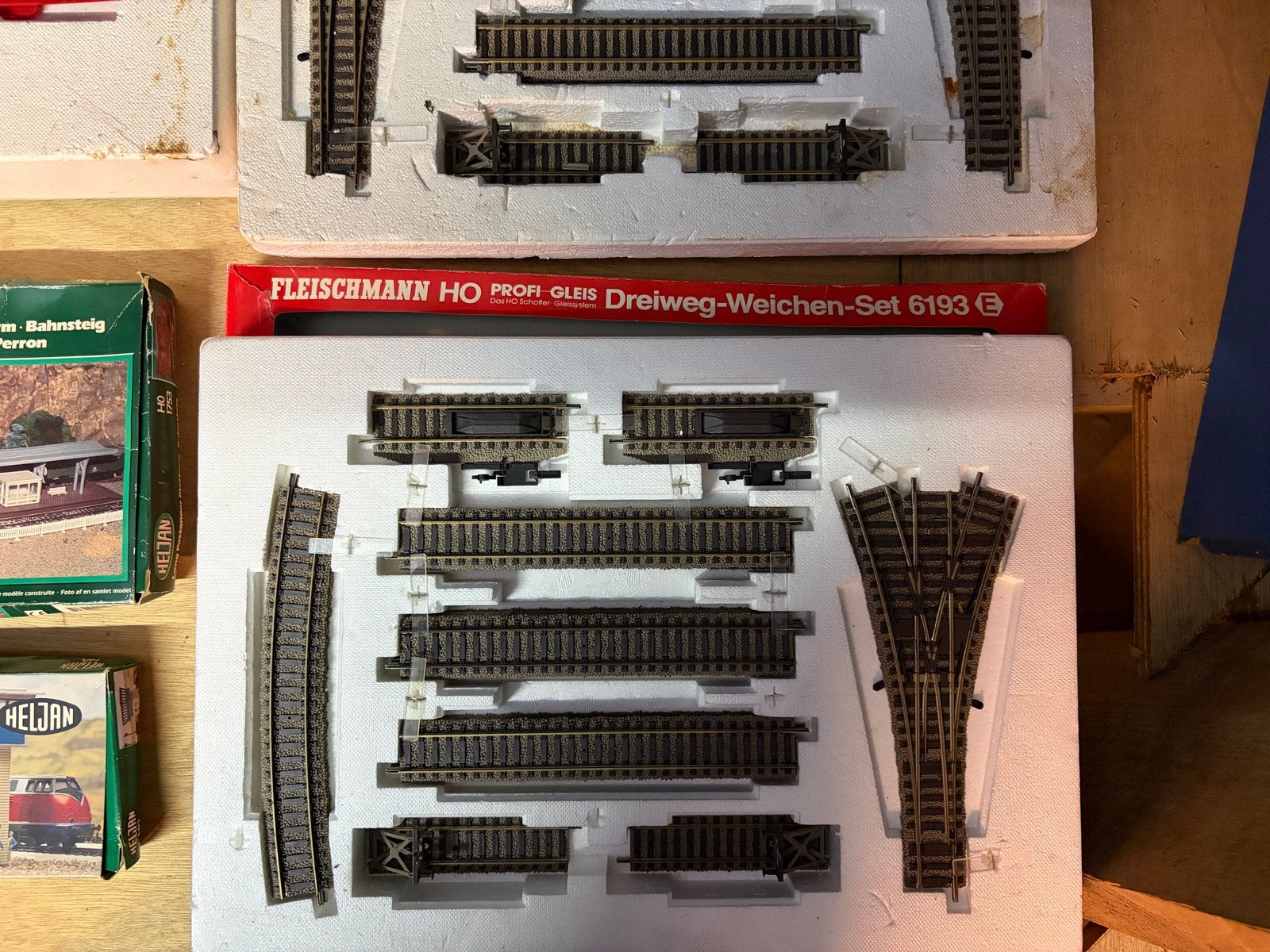 Fleischmann HO Profi-Gleis Treinset - sets 6191, 6192, 6193, Ophalen, Wisselstroom, Gebruikt, Fleischmann