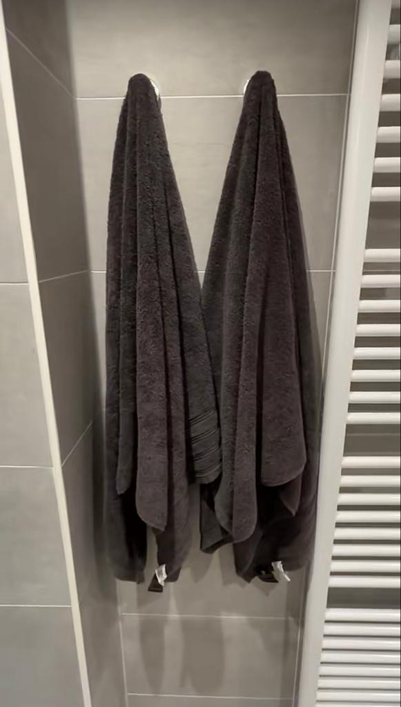 Zachte en absorberende handdoeken set - Diverse kleuren, Verzenden, Nieuw, Grijs, Handdoek