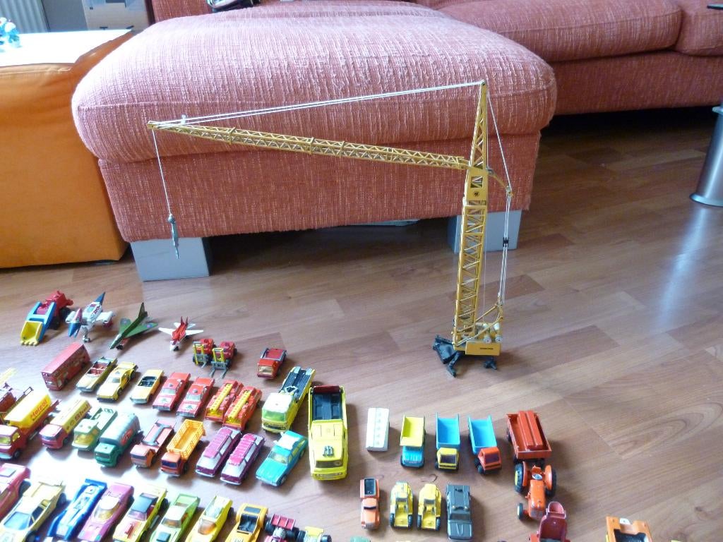 VINTAGE LIEBHERR METALEN MODEL HIJSKRAAN JAREN 70/80, Ophalen of Verzenden, Gebruikt