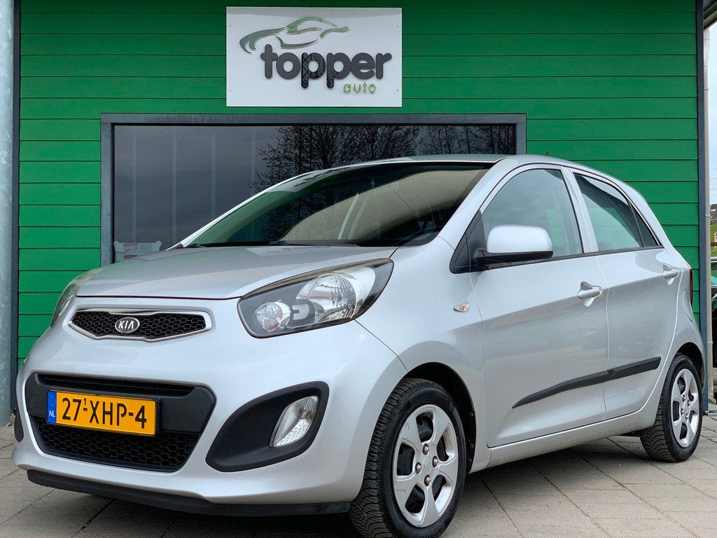 Kia Picanto 1.0 CVVT Comfort Pack|Navigatie|Airco|Nieuwe APK, Auto's, Kia, Voorwielaandrijving, Euro 5, Gebruikt, 400 kg